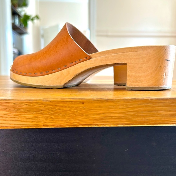 Bryr Jayne slides in natural leather - Picture 3 of 6